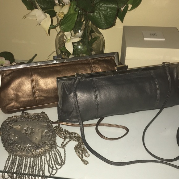 Lot of 3 Women’s Metallic Vintage bags - Picture 1 of 8